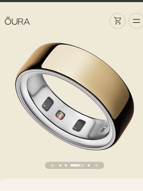 Oura Other - Oura Smart Ring in Gold (Size 8)